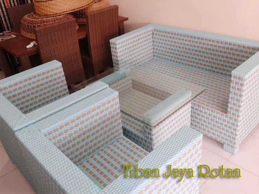 Furniture Rotan  Sintetis  Furniture Minimalis Sofa 